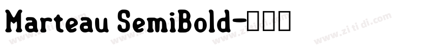 Marteau SemiBold字体转换
